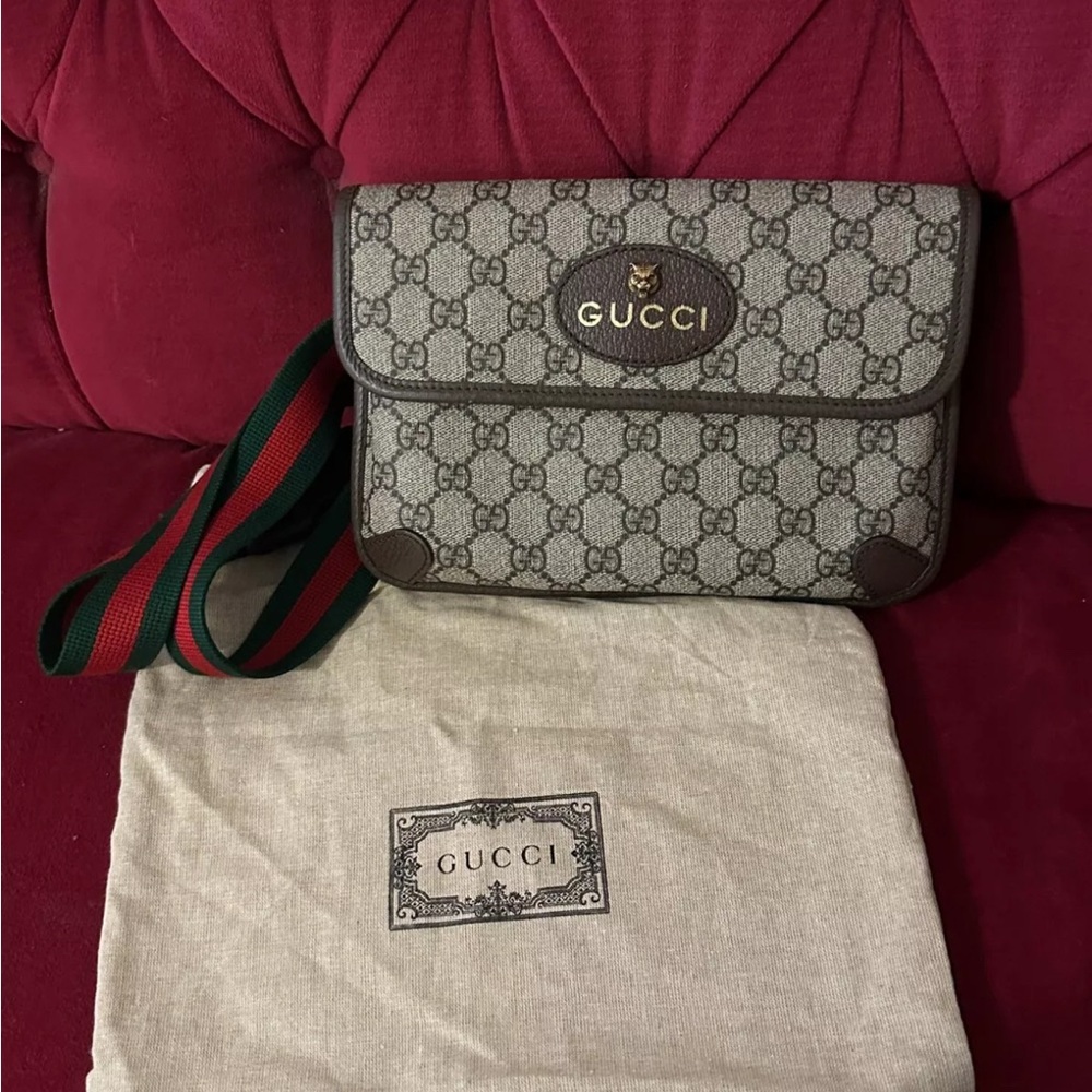 Gucci Monogram Crossbody Bag neo
